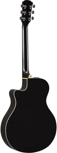 Vista 2 de Yamaha APX600 BL - Guitarra acústica-eléctrica de cuerpo delgado, color negro