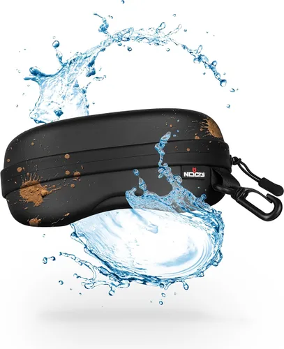 NoCry - Funda para gafas de seguridad resistente al agua con clip - Soporte grande y resistente para gafas de sol semiduras para hombres y mujeres