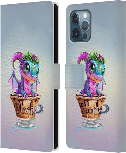 Vista 333 de Head Case Designs Officially Licensed Ruth Thompson Boba Tea Cup O Dragons Leather Wallet Case Compatible with Apple iPhone 7 Plus / 8 Plus