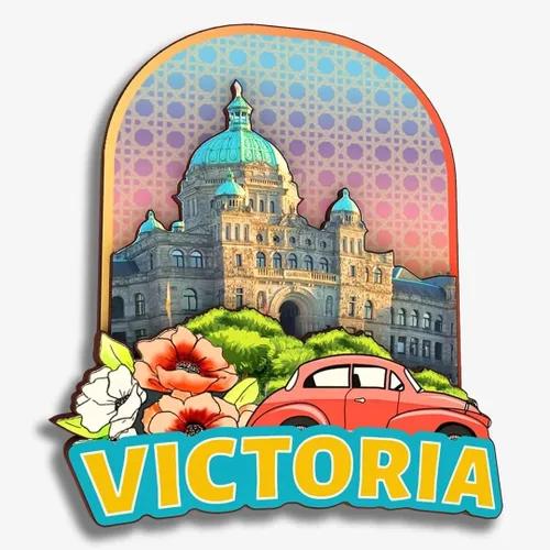 Vista 14 de Imán de nevera de Vancouver Canadá Colección de Madera 3D Madera Hecho a Mano de Viajes Ciudad Recuerdos Refrigerador Imán Decoración del Hogar