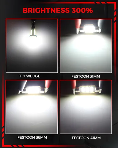 Vista 5 de Repuesto de luz interior LED para Mazda CX-5 CX5 2013 2014 2015 2016 2017 2018 2019 2020 2021 2022 2023 2024, paquete de bombillas blancas