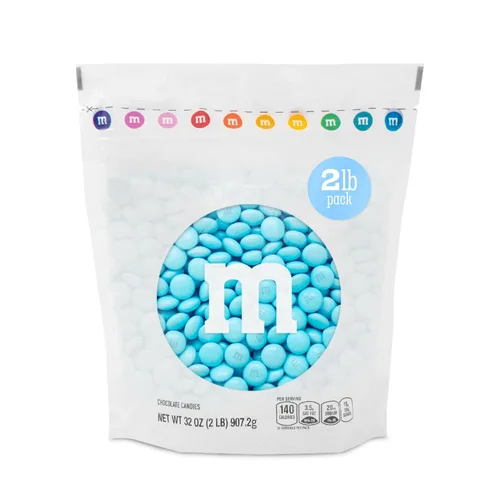 Vista 20 de M&M's - Bolsa de dulces de un solo color, de chocolate con leche, a granel.
