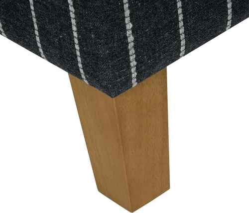 Vista 88 de Spatial Order Decoración del hogar Otomana tapizada mediana rectangular de almacenamiento Otomana con tapa con bisagras con almacenamiento