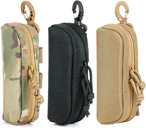 Vista 8 de LIVIQILY Funda táctica MOLLE para gafas de sol a prueba de golpes portátil para exteriores