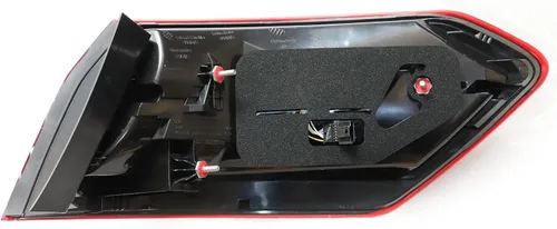 Vista 4 de Conjunto de luces traseras para Mercedes-Benz Clase E Sedan de 4 puertas E550 E63 AMG 2010-2013, lámpara LED, lente roja, repuesto del lado