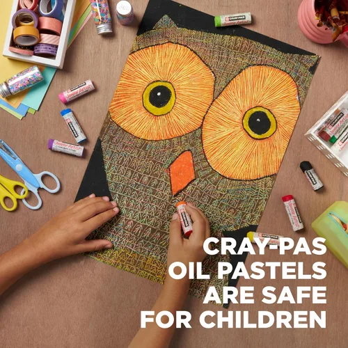 Vista 4 de SAKURA Cray Pas Chubbies Junior Artist Pasteles al óleo, los colores pueden variar