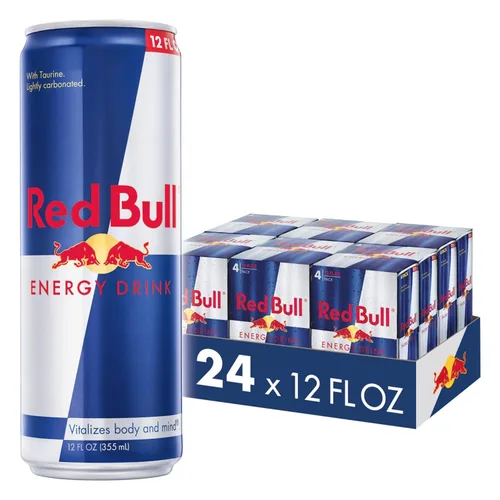 Vista 12 de Red Bull Bebida energética con 80 mg de cafeína más taurina y vitaminas B, 8.4 onzas líquidas, paquete de 4 latas