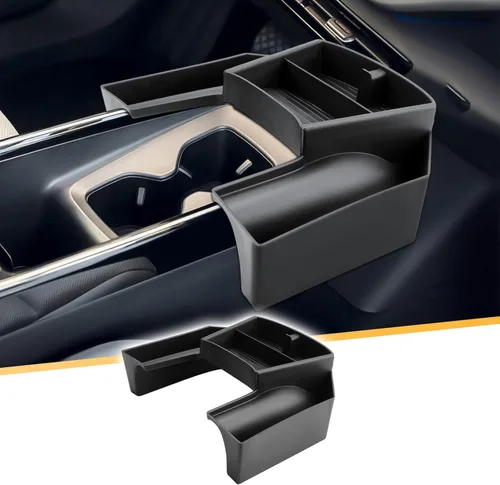 Vista 25 de LFOTPP Organizador de consola central de 3 piezas para Chevy Silverado 2014-2018/GMC Sierra 1500 y Silverado y Sierra 2500HD/3500HD 2015-2019