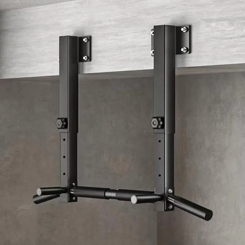 Wall Mount Pull Up Bar, Joist Beam Rafter Mount Pull-up Bar, Ceiling Mounted Chin Up Bar for Home Gym with Punching Bag Hanger