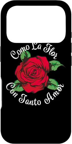 Vista 29 de iPhone 14 Pro Max Como La Flor - Bailar Cumbia - Funda de regalo de fiesta de rosa mexicana