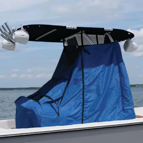 Vista 6 de T-Top - Funda para consola central para barco, tela Oxford impermeable de grado marino 600D, resistente