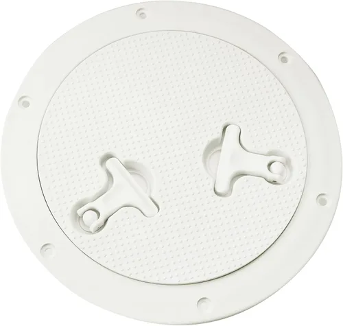 Vista 5 de X AUTOHAUX Placa de cubierta de inspección de barco de 8 pulgadas, escotilla de inspección redonda marina con cubierta desmontable, hermética al