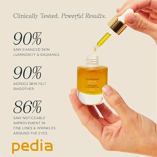 Vista 3 de Pedia Collagen Boost - Suero antienvejecimiento, vitamina C, unisex, suero para la piel, todo