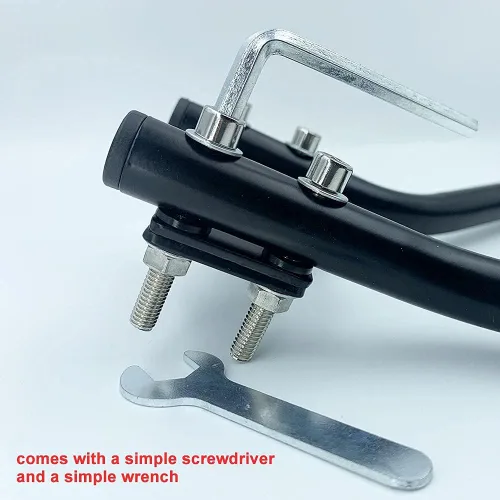 Vista 7 de Extensor de mango reclinable de gran tamaño, accesorios de repuesto, agarre ergonómico curvo, ajuste seguro para manijas reclinables de silla fácil