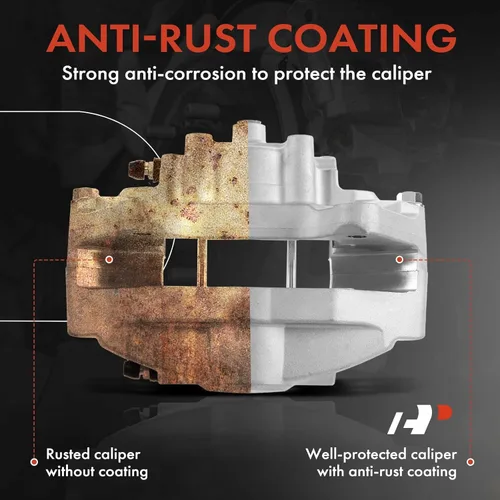 Vista 6 de A-Premium Conjunto de pinza de freno de disco compatible con modelos seleccionados de Subaru - Impreza 2008-2014, WRX 2015-2016, WRX STI 2015-2017