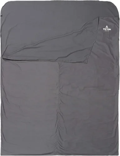 Vista 7 de Teton Sleeping Bag Liner; A Clean Sheet Set Anywhere You Go; Perfect for Travel, Camping, and Anytime You’re Away from Home Overnight; Machine