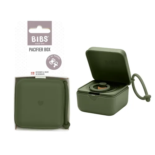 Vista 21 de BIBS Caja de chupete con lazo para almacenar y transportar chupetes Material 100% libre de BPA Diseñado y fabricado en Dinamarca Azul bebé