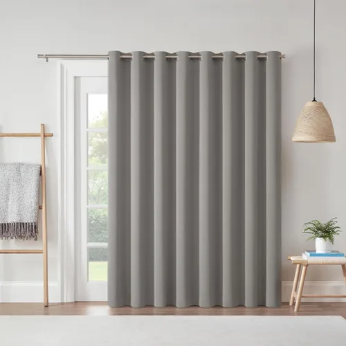 Vista 15 de Eclipse Darrell - Cortinas térmicas blackout para ventana, diseño moderno con ojales, para dormitorio o sala de estar (panel individual), 37 x 54