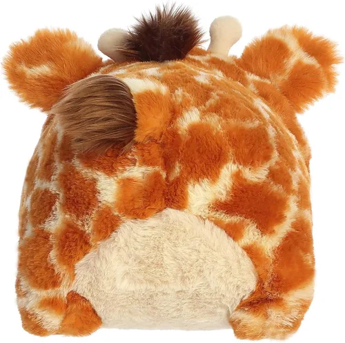 Vista 4 de Aurora Adorable Spudsters Gerald Jirafa - Abrazos reconfortantes - Compañeros juguetones - Marrón 10 pulgadas