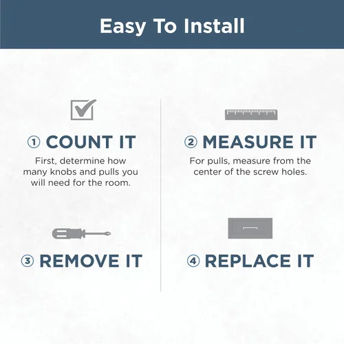 Vista 9 de Franklin Brass (Paquete de 10) – Perillas de gabinete cuadradas negras mate para cómodas, cajones, puerta de gabinete de cocina, tocador, muebles