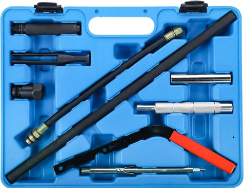 Vista 8 de KUNTEC Kit de servicio de culata Conjunto de herramientas de compresor de resorte de válvula Instalador de extracción de compresor OHV OHC
