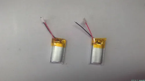2 unids 401020 3.7V 60mAh polímero Lipo batería con PCM recargable