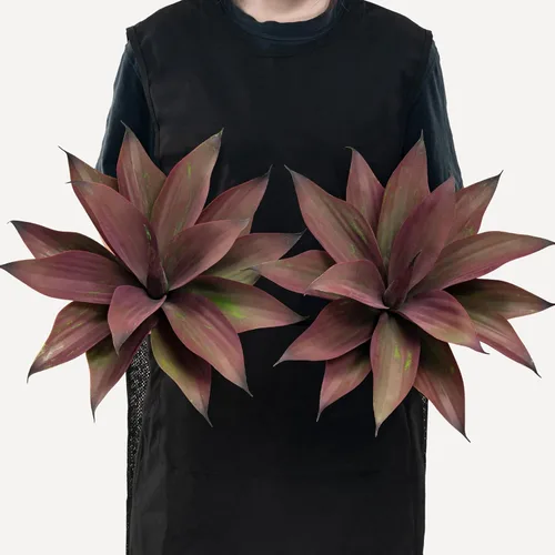 Vista 12 de Ttranewsoo Plantas de agave artificiales, grandes resistentes a los rayos UV, macetas de agave falsas de 12 pulgadas para decoración de interiores
