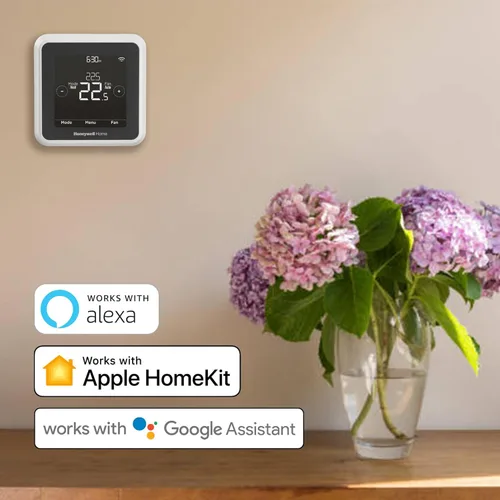 Vista 12 de Honeywell Home RTH8800WF2022, termostato inteligente WiFi T5, pantalla táctil programable de 7 días, listo para Alexa, tecnología de geofencing