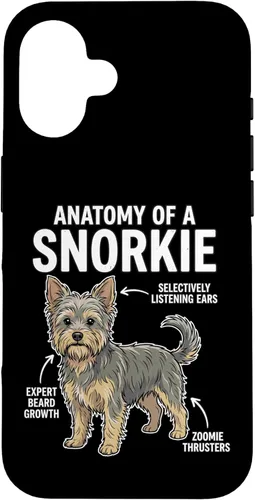 Vista 31 de Anatomy of A Snorkie Funny Dog Lover Owner Pet Parent Case for iPhone XR