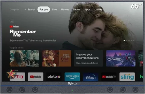 Vista 18 de SYLVOX Nueva TV inteligente para exteriores de 43”, Rendimiento impermeable superior, Acabado mate mejorado para efecto antirreflejos mejorado