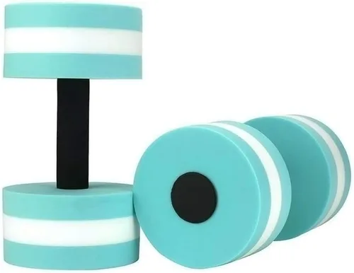 Vista 8 de Mancuernas de agua, mancuernas de ejercicio acuático, juego de 2 mancuernas de espuma para ejercicio aeróbico de agua, resistencia para la piscina