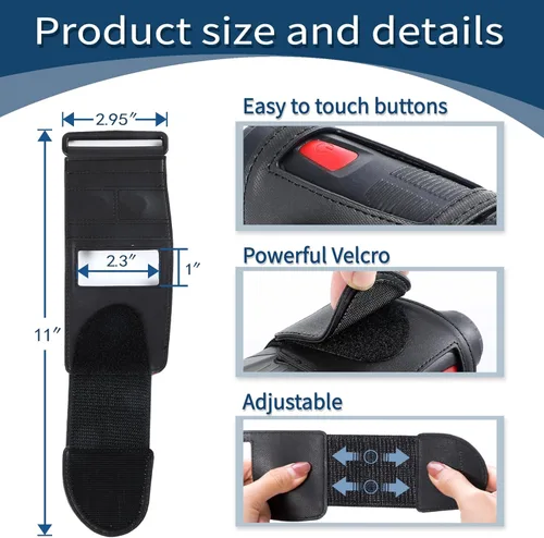 Vista 2 de Golf Rangefinder Magnetic Strap, Adjustable Magnetic Rangefinder Strap Holder Wrap Mount for Golf Cart with Strong Magnet, Golf Accessories
