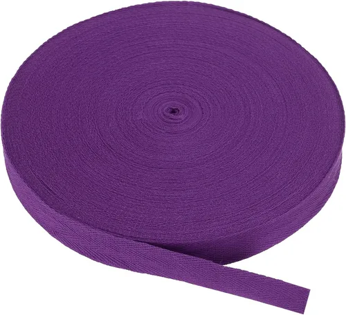 Vista 111 de PATIKIL Cinta de sarga de algodón de 1 pulgada, 50 yardas, cinta de algodón, cinta de encuadernación al bies, cinta de espiga para costura, Verde
