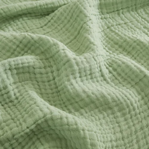 Vista 8 de EMME - Mantas de muselina 100 % algodón, para bebé, de 47 pulgadas x 47 pulgadas, de 6 capas, suave y ligera, de gasa transpirable, para todas