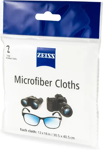 Vista 5 de ZEISS Paño de limpieza de lentes de microfibra (paquete de 2) TAMAÑO JUMBO