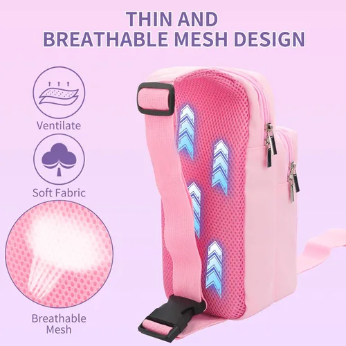 Vista 4 de HYPERCASE Cute Shoulder Bag Kit for Nintendo Switch, Portable Carrying Case Compatible with Switch Lite & Switch OLED, Backpack Travel Bag