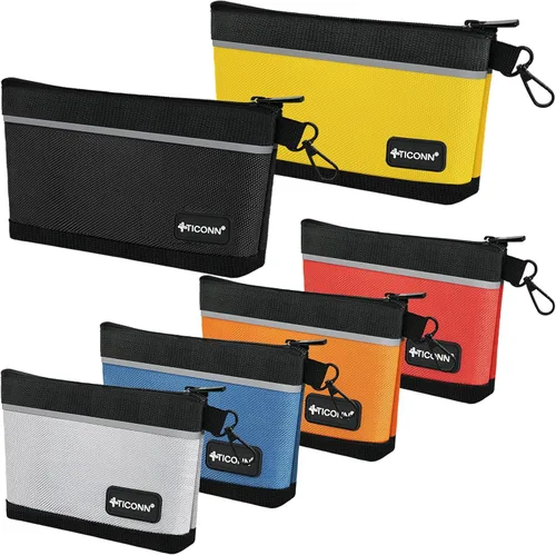 Vista 17 de TICONN Bolsa de herramientas, bolsa de herramientas pequeña Oxford 1680D, bolsas de herramientas con cremallera, bolsa transparente con cremallera