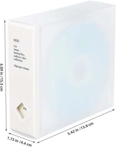 Vista 9 de Milisten Funda para CD/DVD con capacidad para 24 unidades, portátil, para almacenamiento de discos, carpeta de DVD para el hogar, vehículo, oficina