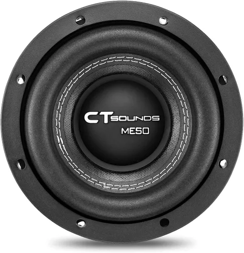 Vista 2 de CT Sounds Meso-6.5-D2 - Subwoofer para automóvil de 6.5 pulgadas, 800 vatios de potencia máxima, doble 2 ohmios
