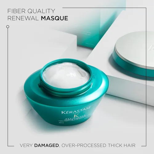 Vista 2 de Kerastase Mascarilla capilar resistente que fortalece y 6.8 fl oz dañada