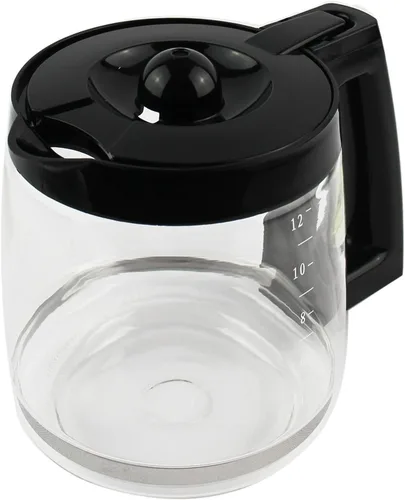 Vista 8 de Jarra de vidrio de repuesto de 12 tazas compatible con modelos de cafetera Hamilton 46310, 49976, 49966, 49350, 49957, 49954, 49933, 49980A, 49980Z