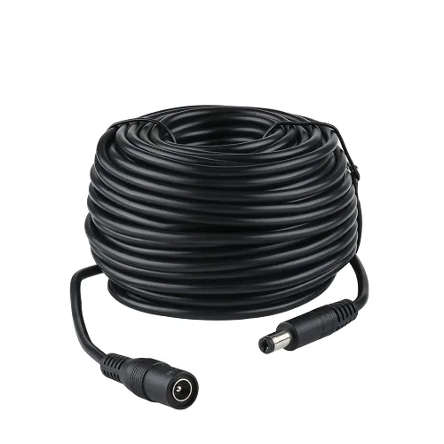 Vista 4 de Cable de alimentación de video BNC de 50 pies BNC todo en uno, extensión de seguridad para cámara CCTV, sistema de vigilancia DVR, paquete de 2