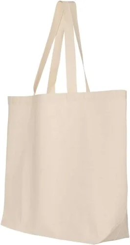 Vista 3 de shop4ever Bolso de compras reutilizable personalizado con nombre de maestro de café, manzana, grande, bolsa de compras reutilizable, regalo
