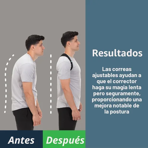 Vista 2 de ComfyBrace Corrector de Postura - Soporte de Espalda para Hombres y Mujeres - Enderezador Completamente Ajustable para Soporte de Columna Media
