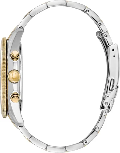 Vista 2 de Bulova 98B230 Marine Star Reloj de cuarzo japonés, con cronógrafo, de dos colores, para hombre., ninguno , Bitono