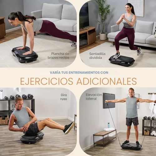 Vista 9 de LifePro Waver - Máquina de ejercicios de placa vibratoria para drenaje linfático, activación muscular, plataforma vibratoria de entrenamiento