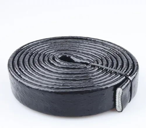 Vista 4 de AC PERFORMANCE Funda protectora contra incendios de fibra de vidrio con revestimiento de silicona de 1/2 pulgada para línea de manguera y cableado