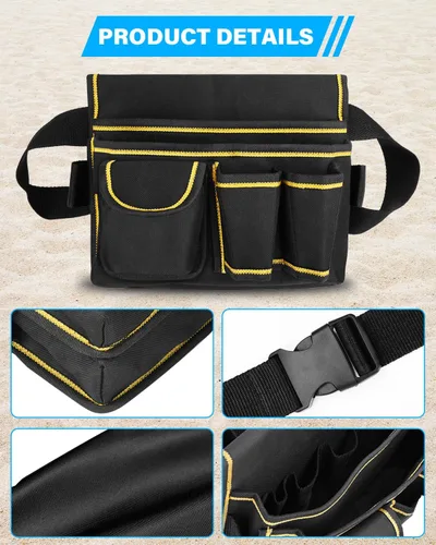 Vista 5 de Dmyond Accesorios para detectores de metales: incluye pala de arena para detección de metales, pala plegable y bolsa de búsqueda de detección