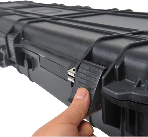 Vista 3 de MEIJIA Estuche Rígido Portátil con Ruedas para Rifle Impermeable para Todo Clima, Estuche de Armas con Ruedas, Espuma de Ajuste Personalizable