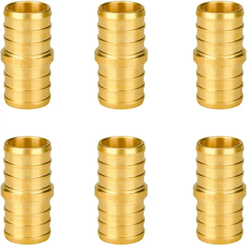 Vista 14 de SUNGATOR Paquete de 50 accesorios Pex de 1/2" en T, accesorios Pex de 1/2 pulgada en T, sin plomo, de latón, certificados NSF